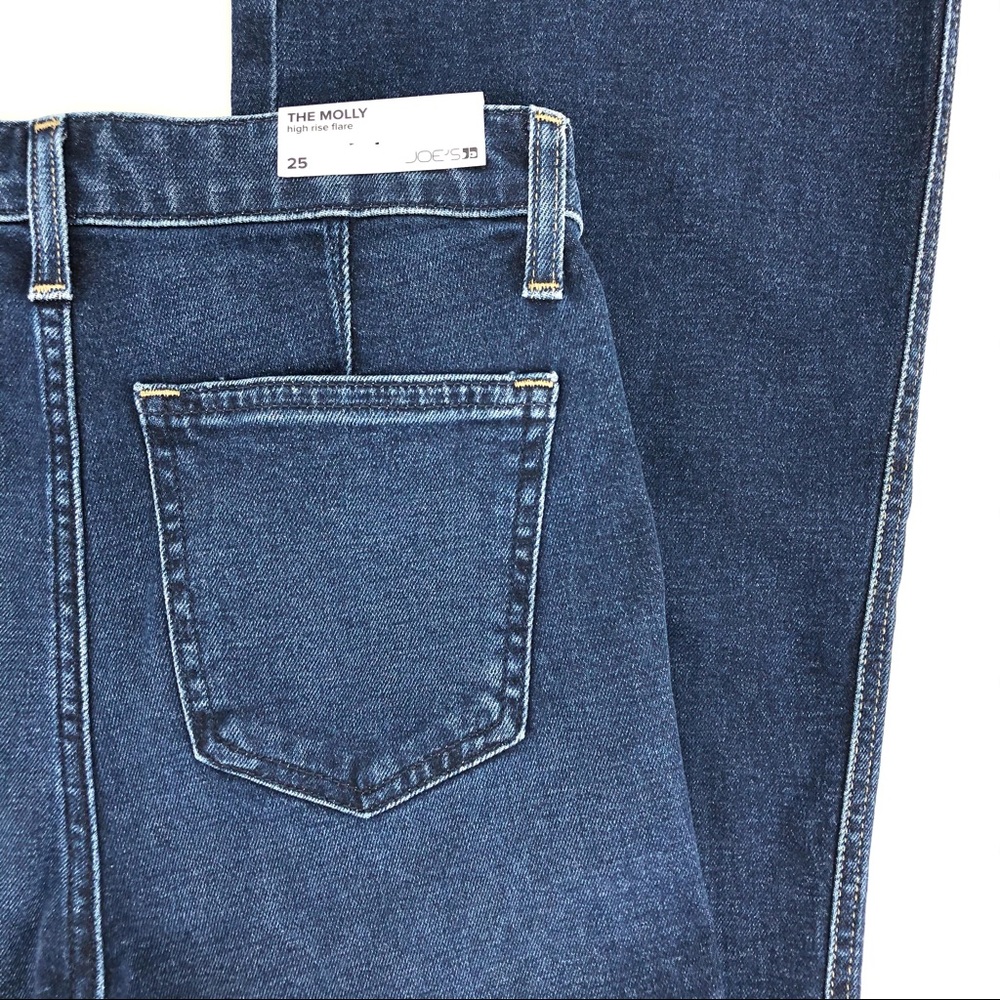 Joe’s Jeans Blue The Molly High Rise Flare Jeans - Picture 4 of 8